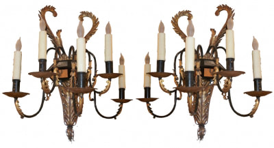 French Two Light Sconces