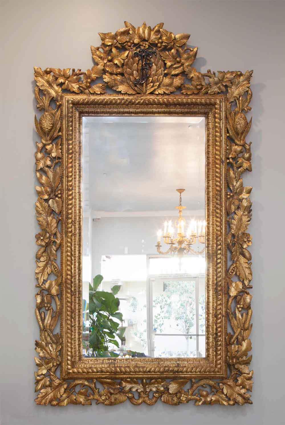 Beveled Gilded Mirror