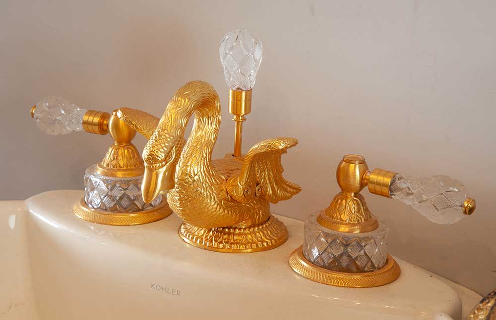 Phylrich Swan and Crystal Faucet