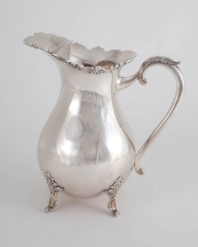 .950 Silver Water Pitcher